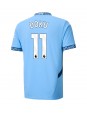 Manchester City Jeremy Doku #11 Domaci Dres 2024-25 Kratak Rukavima